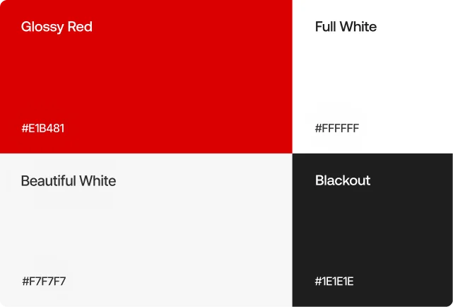 CEM Media brand colour palette used across the website design